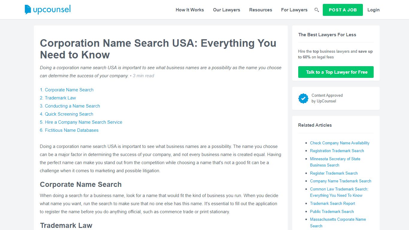 Corporation Name Search USA: Everything You Need to Know - UpCounsel